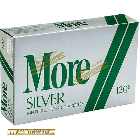 More Menthol Silver 120's Soft Pack Free Fast Shipping