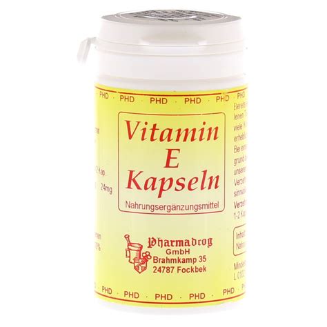 Vitamin E Kapseln St Ck Online Kaufen Medpex