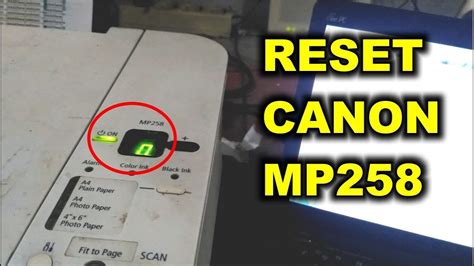 Reset Printer Canon Mp258 Free Resetter YouTube