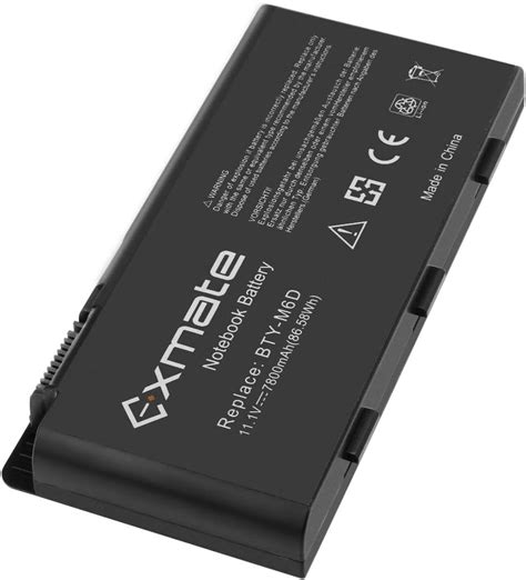 K KYUER 7800mAh BTY M6D Laptop Akku für Medion Erazer X6811 X6812 X6813