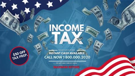 Income Tax Office Banner Ad Template Postermywall