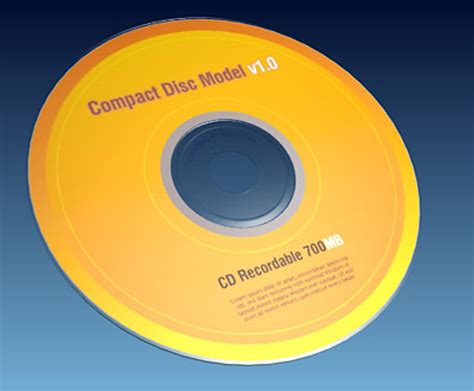 3d Cd Disk