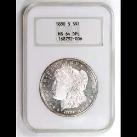 1880 S Morgan Silver Dollar NGC MS 64 DPL Lost Dutchman Rare Coins