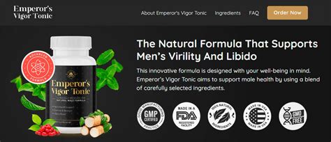 Emperors Vigor Tonic Reviews Legit Mens Virility And Libido Booster