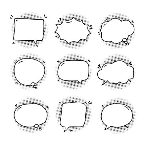 Comic bubble speech 17348709 Vector Art at Vecteezy