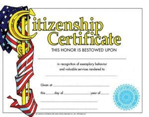 citizenship-award-certificate-template_12368 | Certificate Of