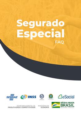 Contribui O Do Segurado Especial Instituto Nacional Do Seguro Social