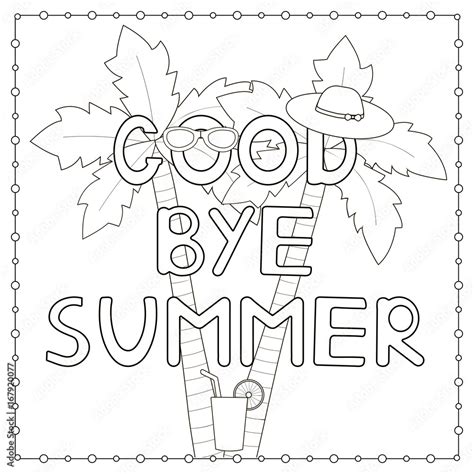 Goodbye Coloring Pages