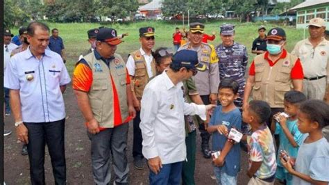 Tinjau Lokasi Terdampak Gunung Lewotobi Pemprov NTT Bantu Logistik Dan