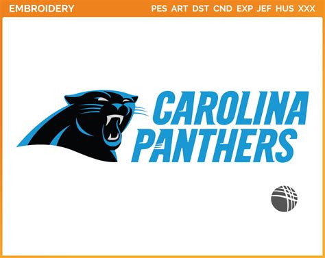 Carolina Panthers - Alternate Logo (2012) - Football Sports Embroidery Logo in 4 sizes & 8 formats