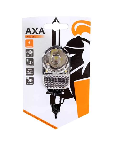 Axa Koplamp Pico T Led Steady Auto Dynamo Lux Zwart Het Zwarte