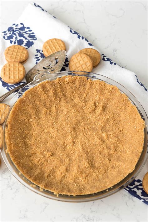 EASY Peanut Butter Cookie Pie Crust - Crazy for Crust