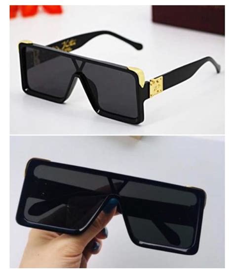 Resist Black Rectangle Sunglasses Louis Vuitton Buy Resist Black Rectangle Sunglasses