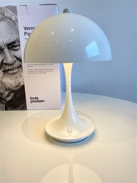 Louis Poulsen Verner Panton Table Lamp Panthella Portable 160