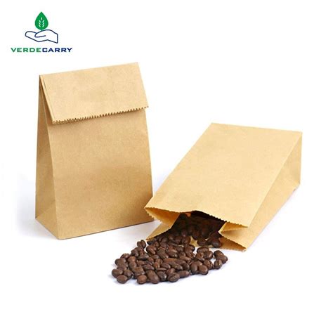 China Factory Moisture Proof Brown Paper Zipper Kraft Resealable Sos