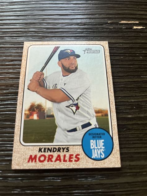 Topps Heritage Kendrys Morales Toronto Blue Jays Ebay