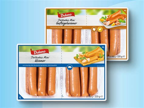 Dulano Mini Wiener X G Von Lidl Ansehen