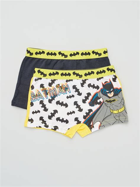 Set Di 2 Boxer Batman Nerogiallo Kiabi 800€