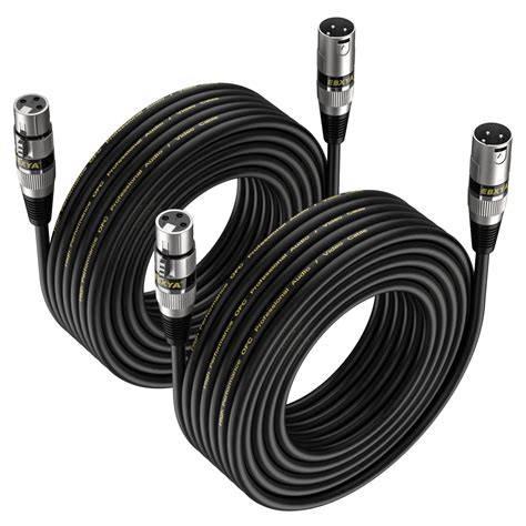 Snapklik Ebxya Xlr Cables Ft Pack Premium Balanced