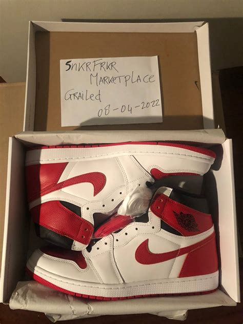 Nike Nike Air Jordan 1 Retro High Og Heritage 555088 161 Us15 Grailed