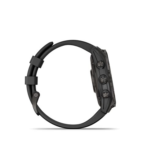 Garmin F Nix S Sapphire Solar Carbon Gray Dlc Titanium Black Band