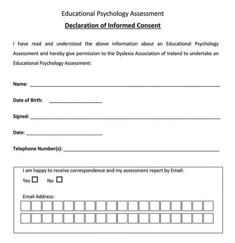 Professional Counseling Informed Consent Form Template Pdf Sample