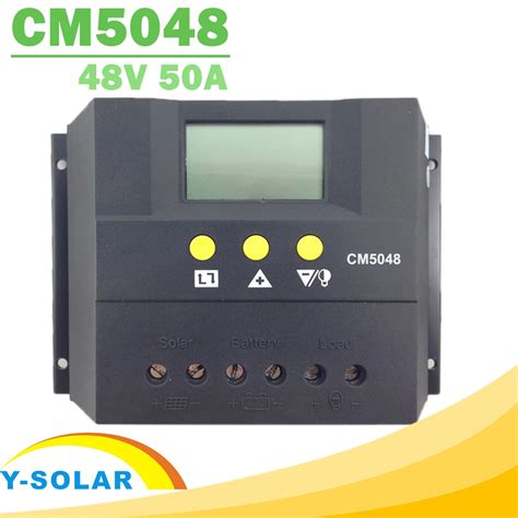 Pwm 50a Solar Charge Controller 12v 24v 48v Solar Battery Charger Regulator Lcd Display Charging