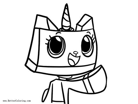 Princess Unikitty Coloring Pages Fan Art - Free Printable Coloring Pages