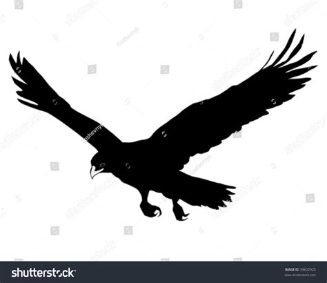 Silhouette Golden Eagle Stock Vector (Royalty Free) 39602920 | Shutterstock