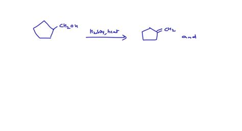 SOLVED:In the following dehydration reaction the product formed can be ...