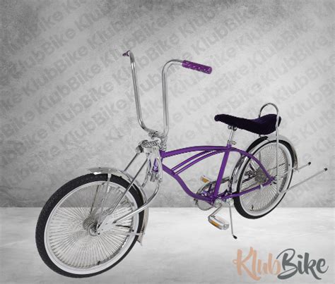 Purple Lowrider Bike Rental - Book on KlubBike