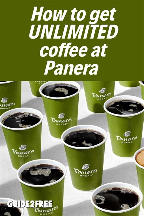 Panera Bread Unlimited Coffee Menu Panera Bread Starts Unlimited