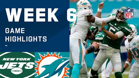 Jets Vs Dolphins Week 6 Highlights Nfl 2020 Youtube