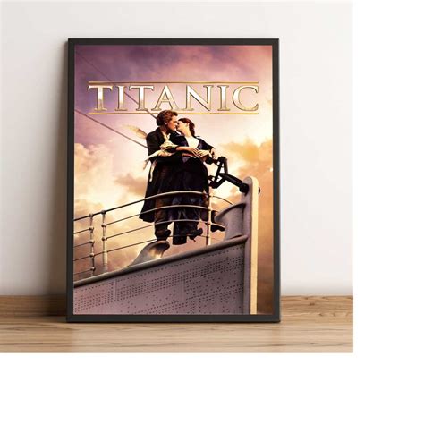 Titanic Poster, Leonardo DiCaprio Wall Art, Kate Winslet - Inspire Uplift