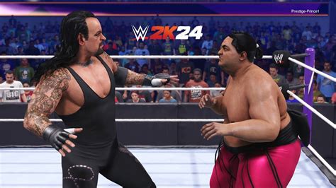 WWE 2K24 The Undertaker Vs Yokozuna EPIC MATCH PS5 YouTube