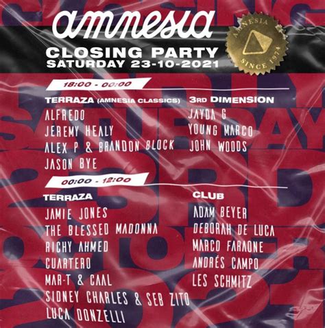 La Discoteca Amnesia Anuncia La Fecha De Su Closing En Ibiza Diario