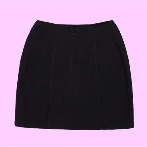 Y2k Alberto Makali CachÉ Black Mini Skirt Gem