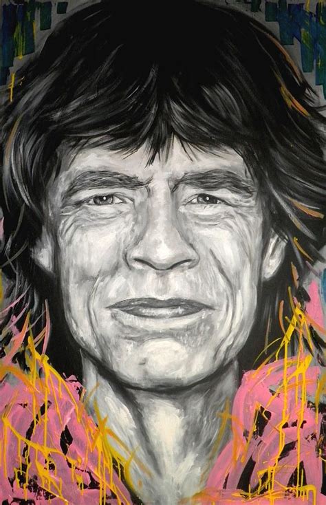 Mick Jagger Painting by Tamara Vogrin Tara