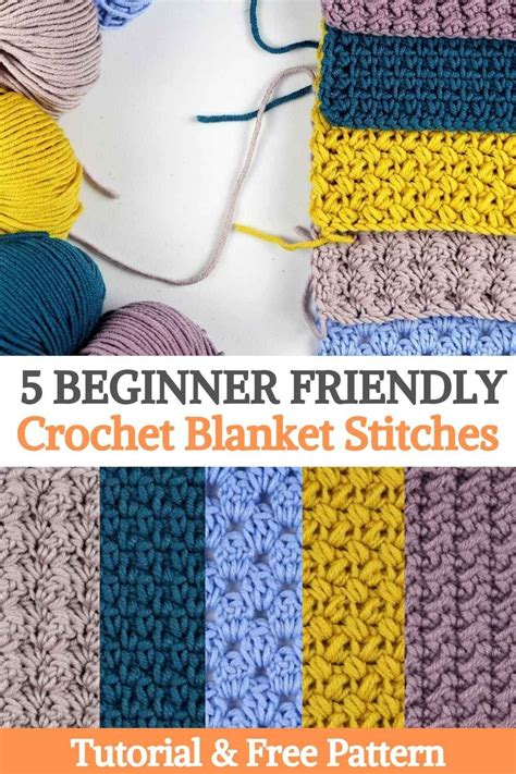 5 beginner friendly crochet blanket stitches – Artofit