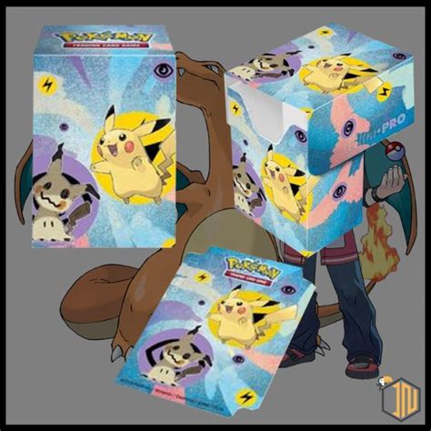 Pok Mon Full View Deck Box Pikachu Mimikyu I Nerdini Shop