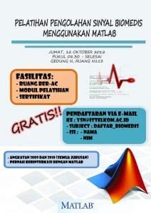 Pelatihan Pengolahan Sinyal Biomedis Menggunakan Matlab S Teknik Elektro