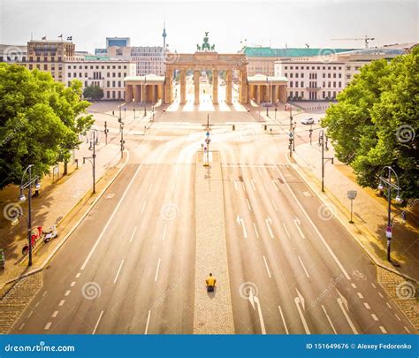 Brandenburg Gate after the Sunrise in Summer, Berlin Editorial Photo - Image of column, building ...