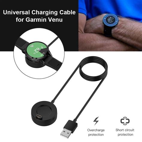 M Charger Cradle Dock Data Cable For Garmin Venu Venu S Fenix