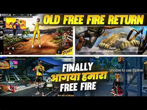 Free Fire Ob Update New Map New Character Old Free Fire Return