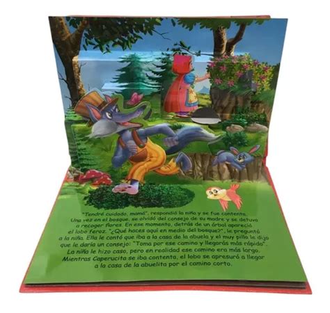 Caperucita Roja Cuento Infantil Libro En 3d en venta en Ituzaingó