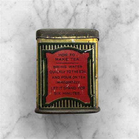 Vintage Cws Tea Sample Tin Uk Uk