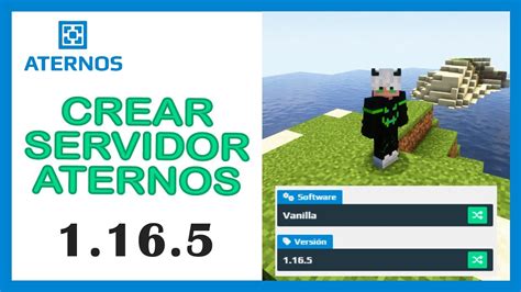 Como CREAR Servidor De Minecraft En Aternos 1 16 5 1 20 4 Hosting