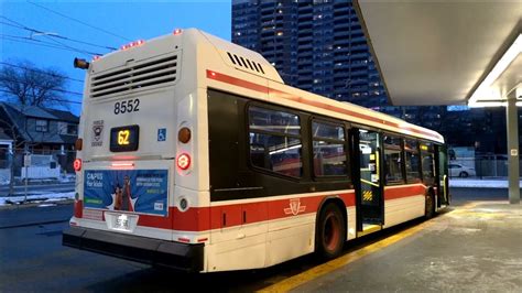 TTC NOVABUS 8552 OLD LIVERY 2023 ON THE 62 MORTIMER Ride From