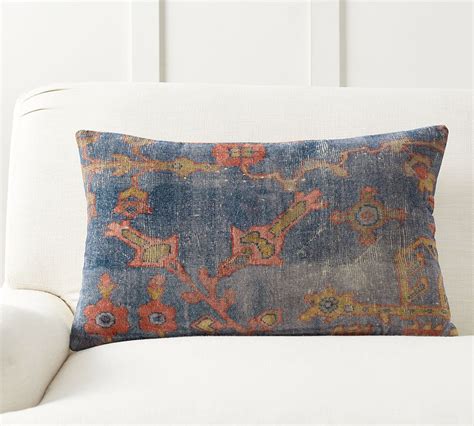 Dara Printed Lumbar Decorative Pillow Cover Pottery Barn