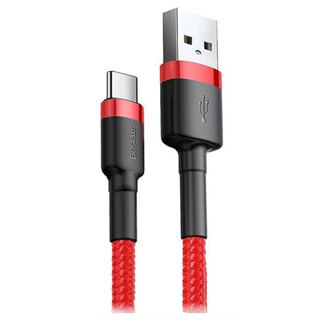 Cable Usb Tipo C Reforzado Carga Rápida Uso Rudo 3metros Grupo Basari